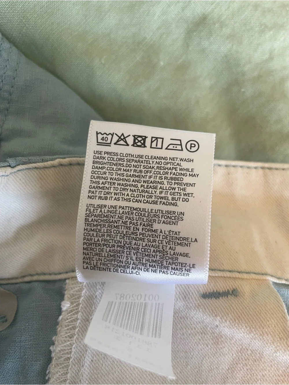 Uniqlo Women's Light Blue Casual Trousers - Picture 6 of 6